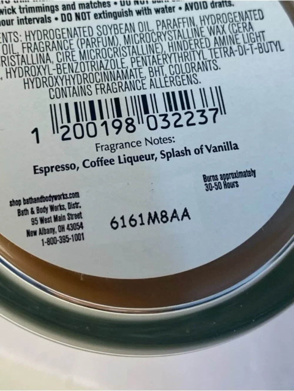 “Espresso Martini” Bath & Body Works New Signature Single Wick candle